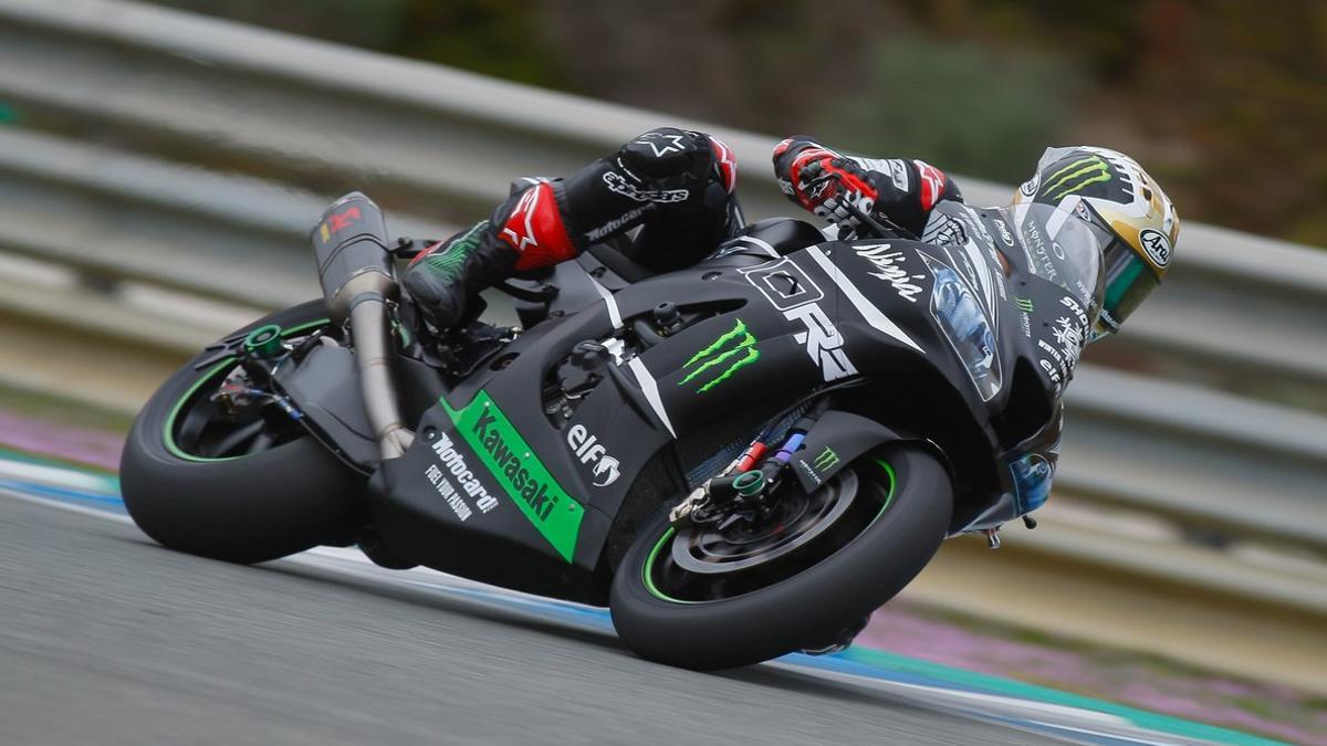 Jonathan Rea, en la pista de Jerez