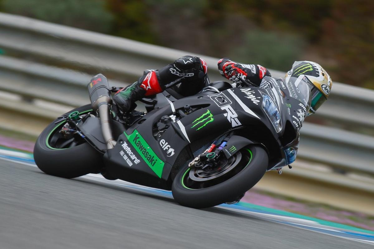 Jonathan Rea, en la pista de Jerez