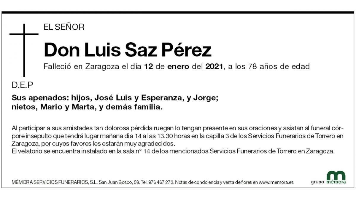 Luis Saz Pérez