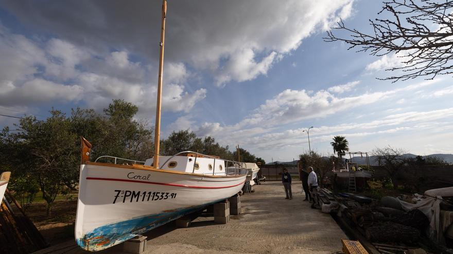 La recuperación ‘in extremis’  del ‘Coral’, un ‘llaüt’ histórico de Ibiza