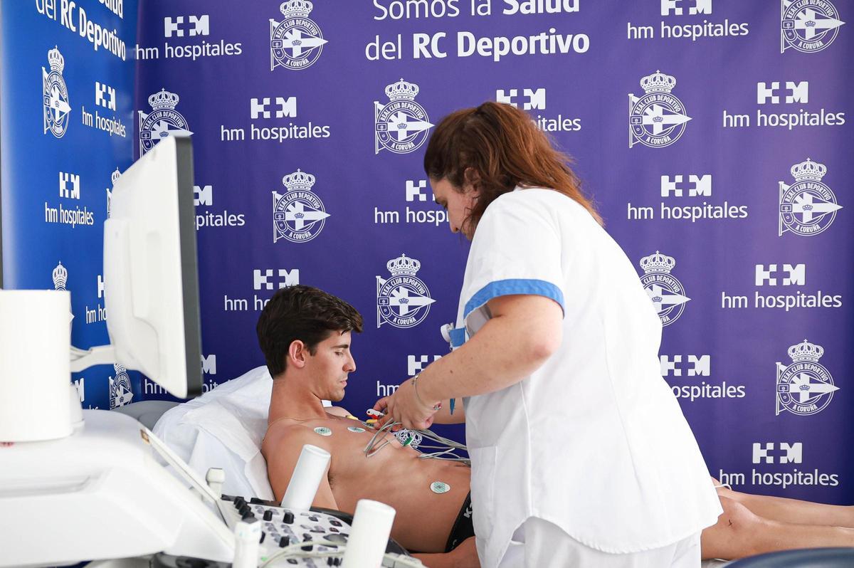 Los jugadores del Dépor pasan las pruebas médicas