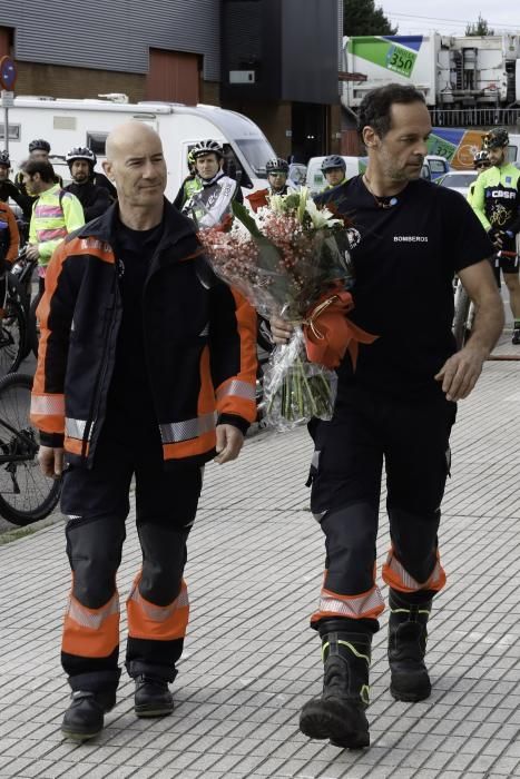 Marcha BTT de los bomberos de Gijón