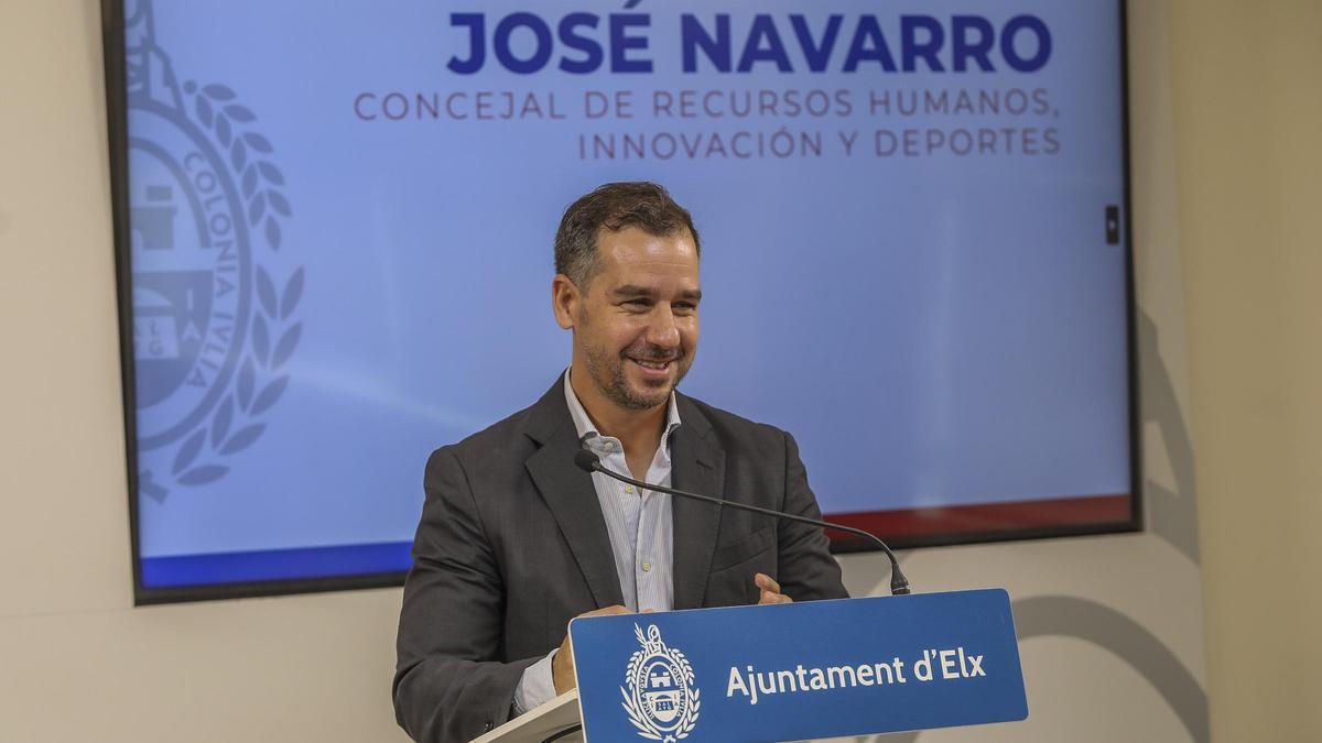 El concejal ilicitano José Navarro en una imagen de archivo.