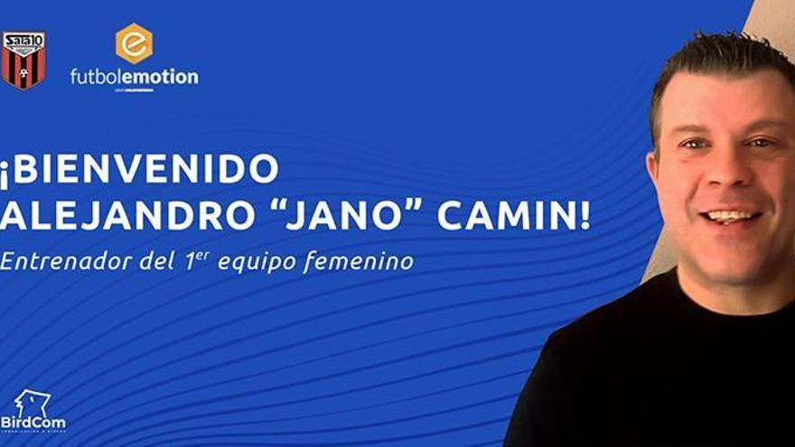 Jano Camín, entrenador del Fútbol Emotion Femenino