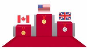 Seeking presenta su pódium olímpico: los países líderes en ingresos anuales