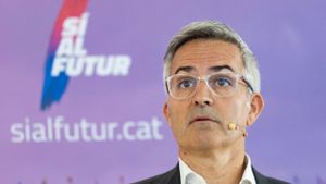 Víctor Font, en su discurso sobre la situación del Barça.