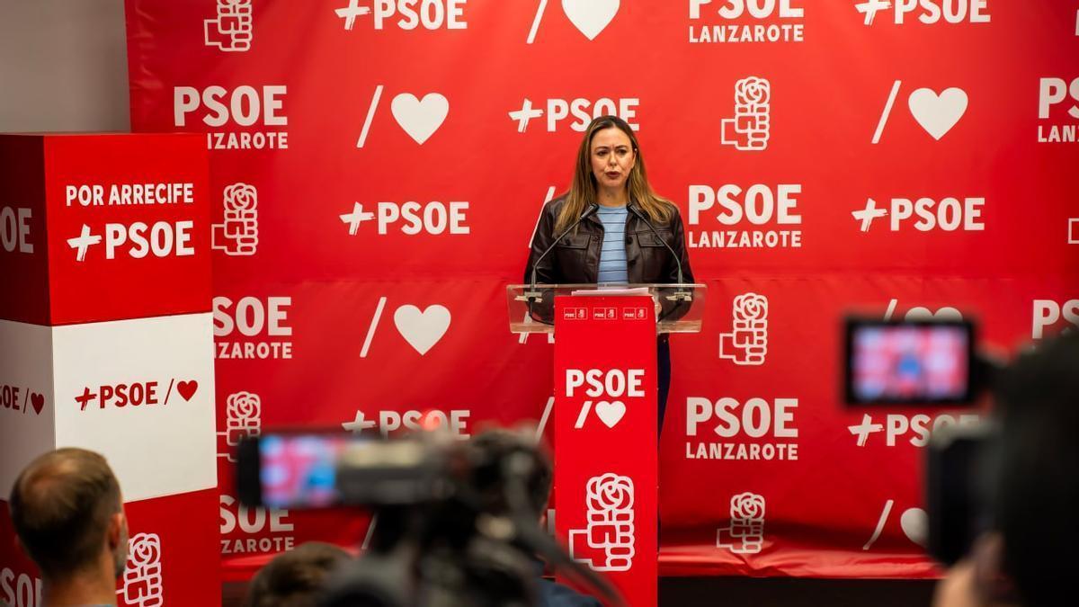 Maria Dolores Corujo, secretaria del PSOE de Lanzarote y diputada por la provincia de Las Palmas.