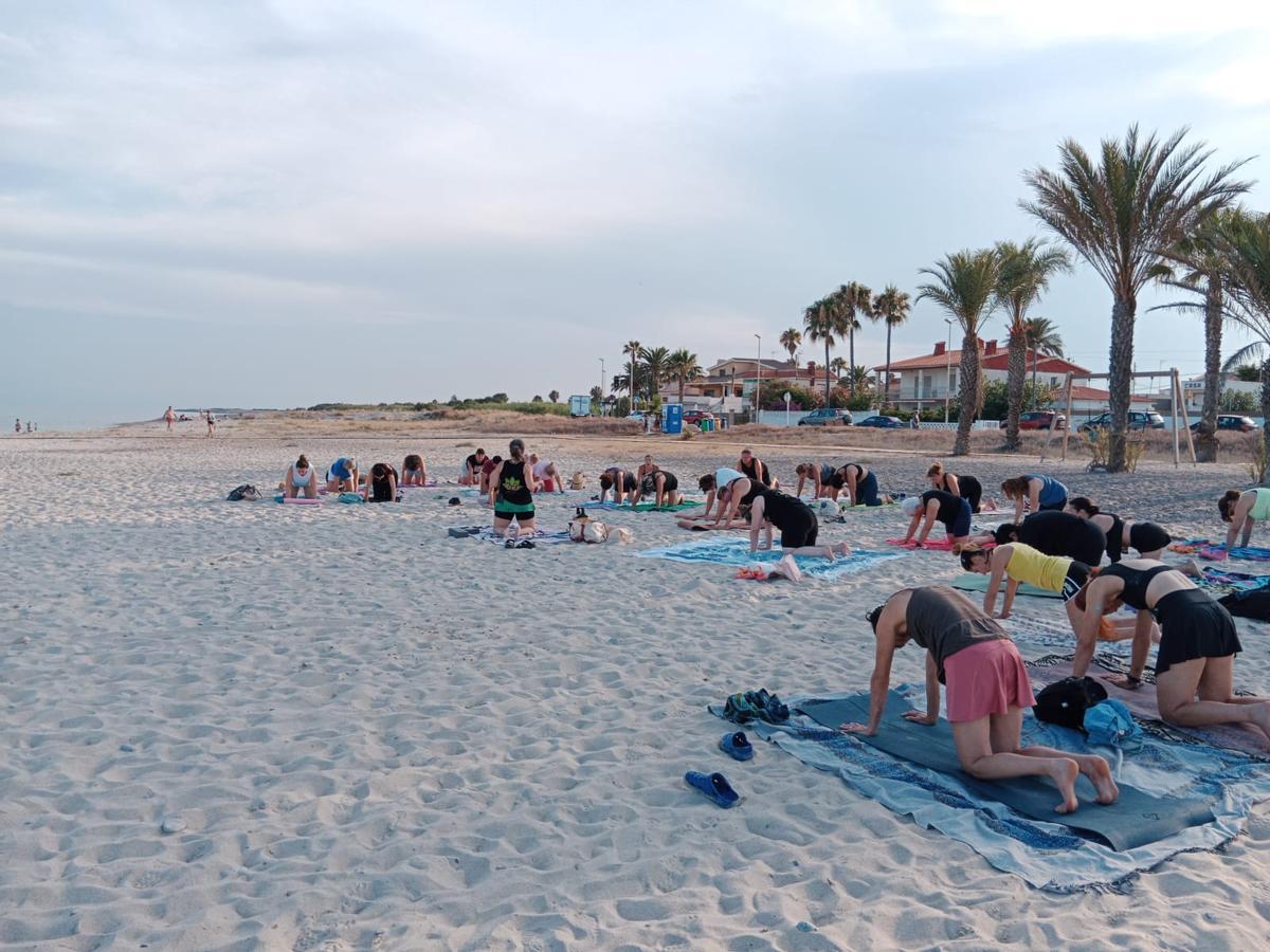 Activitats a la platja d'Almassora.