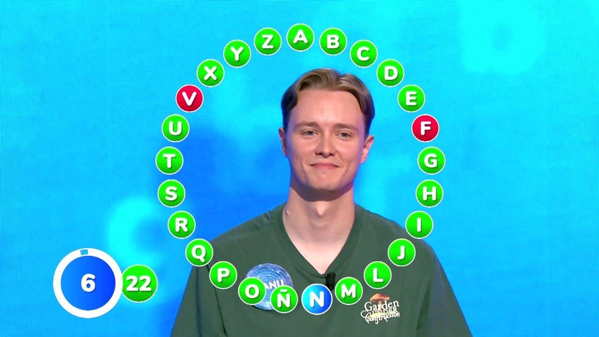 Manu firma un rosco para el recuerdo en Pasapalabra: más de dos millones de euros