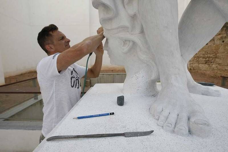 La nueva estatua de Claudio Marcelo