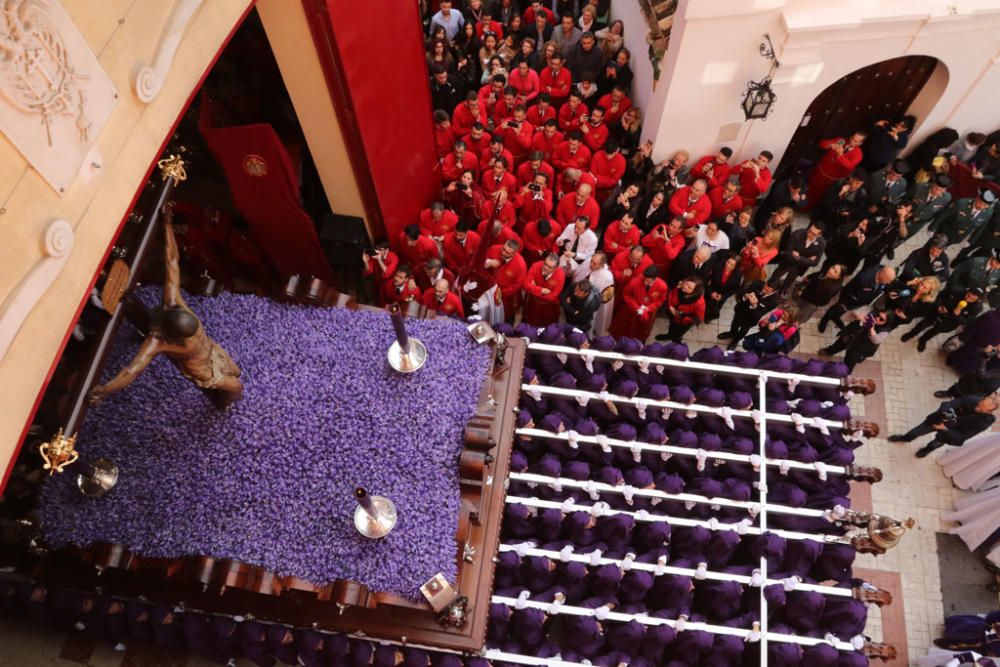 Las imágenes de la procesión de la cofradía de Zamarrilla, en el Jueves Santo de la Semana Santa de Málaga