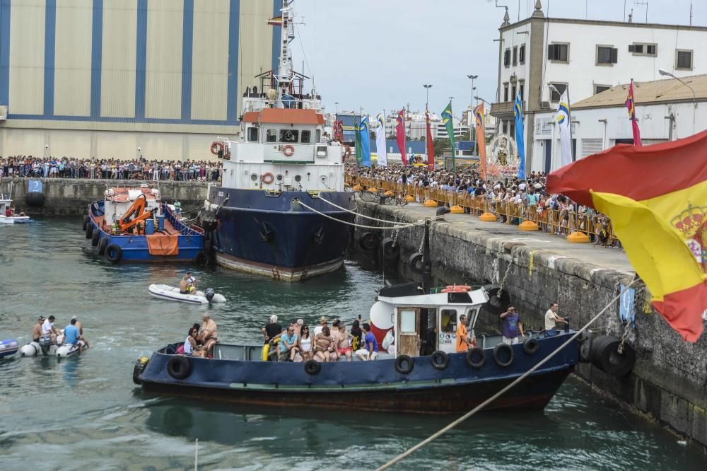 Procesión marítima de la Virgen del Carmen