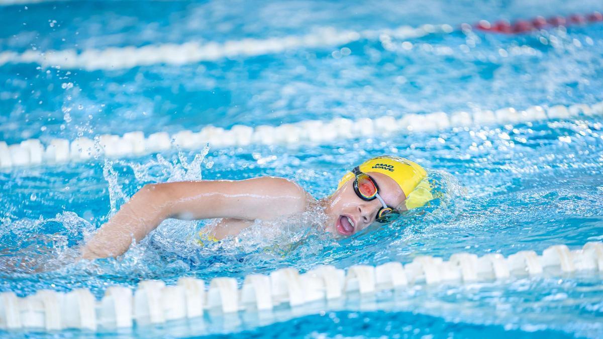Una deportista del CNSE durante una competición.