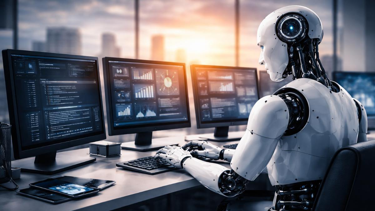 Robot con ordenadores