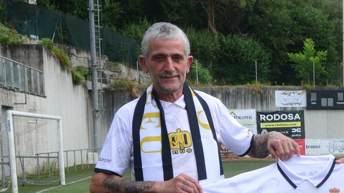Geno del Río, presidente del CD Bueu durante los últimos cinco años.