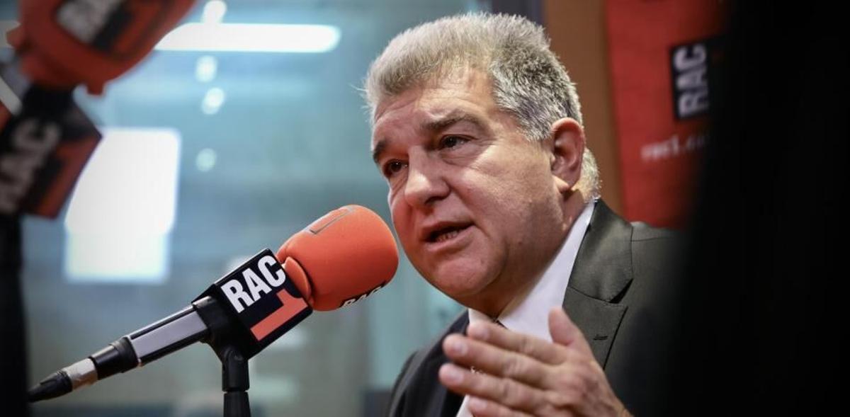 Joan Laporta, en 'El món a Rac1 amb Jordi Basté'