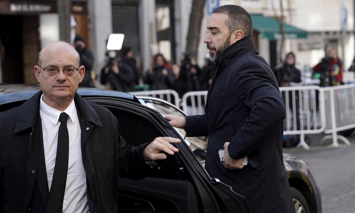 Víctor de Aldama, a la llegada al Tribunal Supremo.