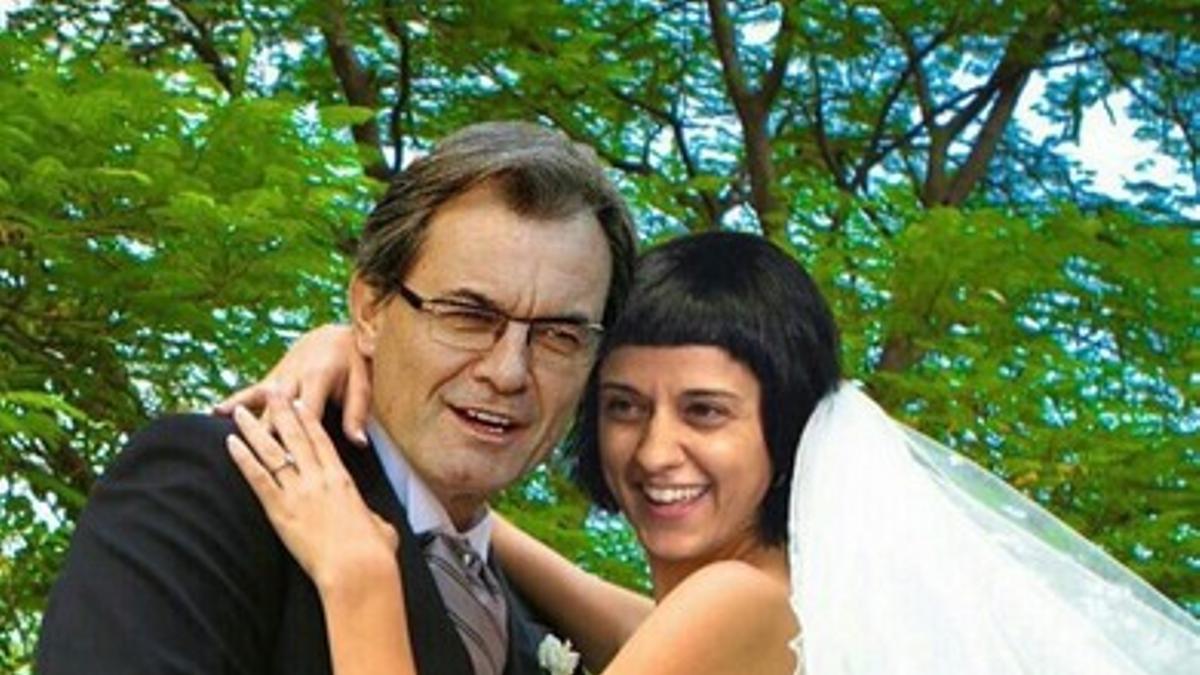 Artur Mas y Anna Gabriel