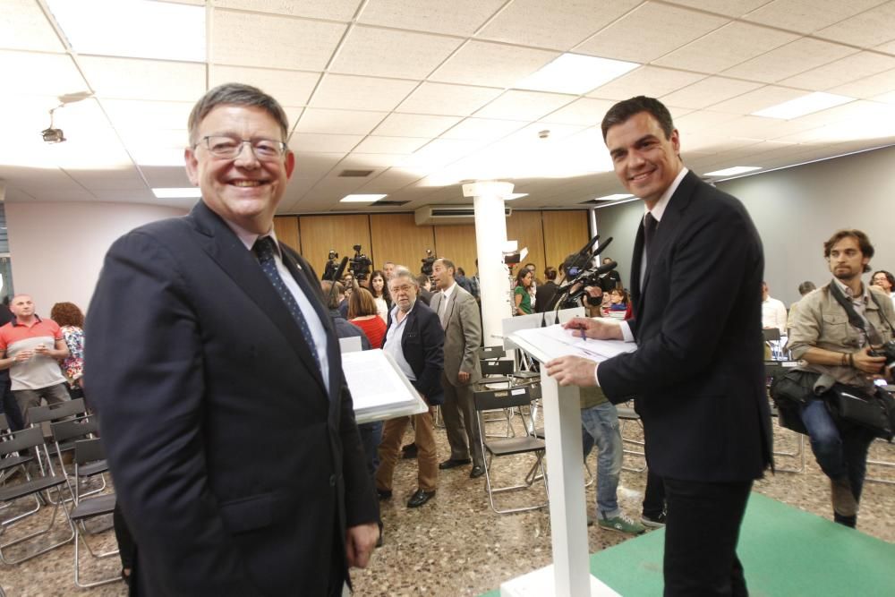 Ximo Puig se reúne con Pedro Sánchez en Blanqueries