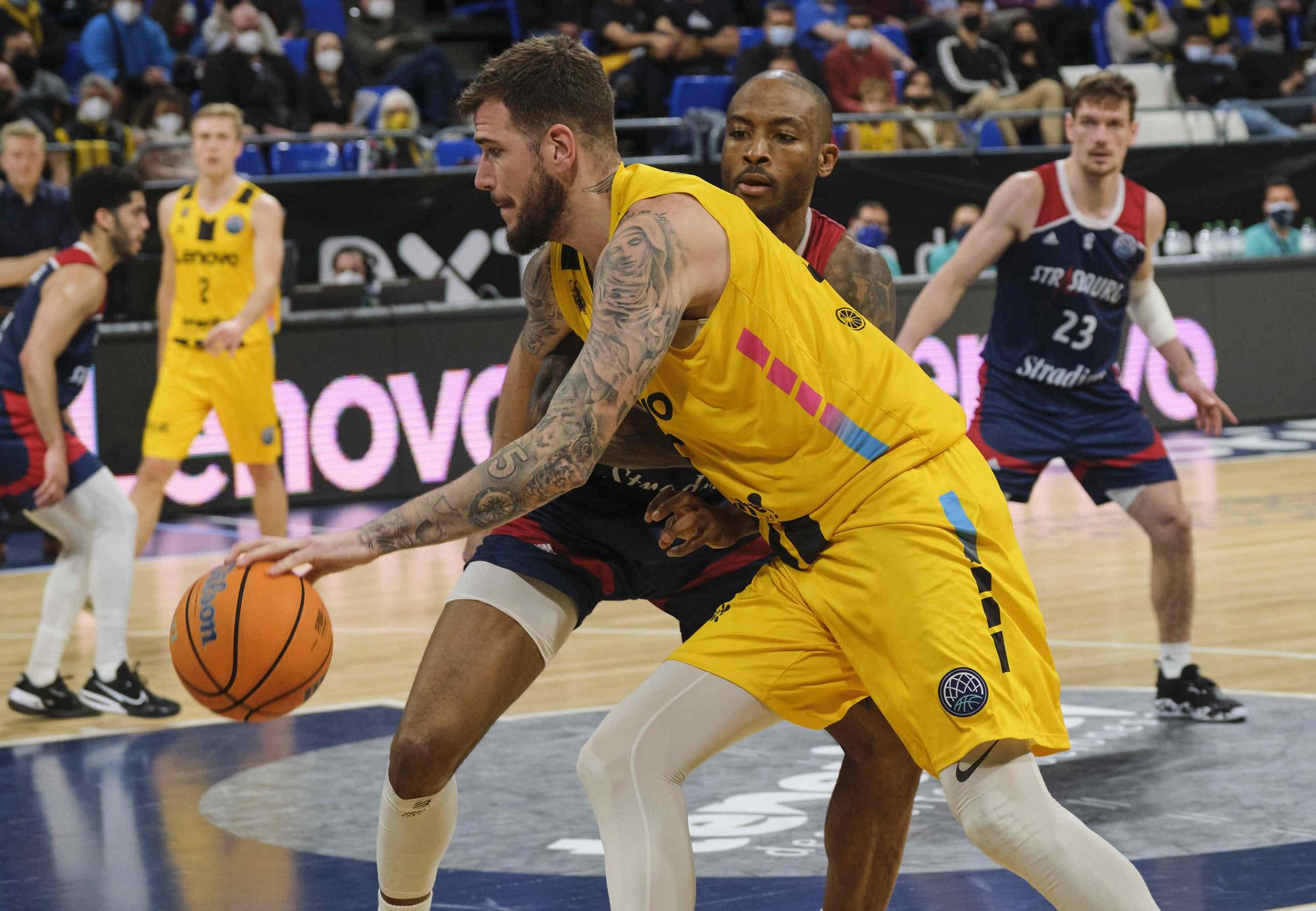 Partido Basketball Champions League: Lenovo Tenerife - SIG Strasbourg