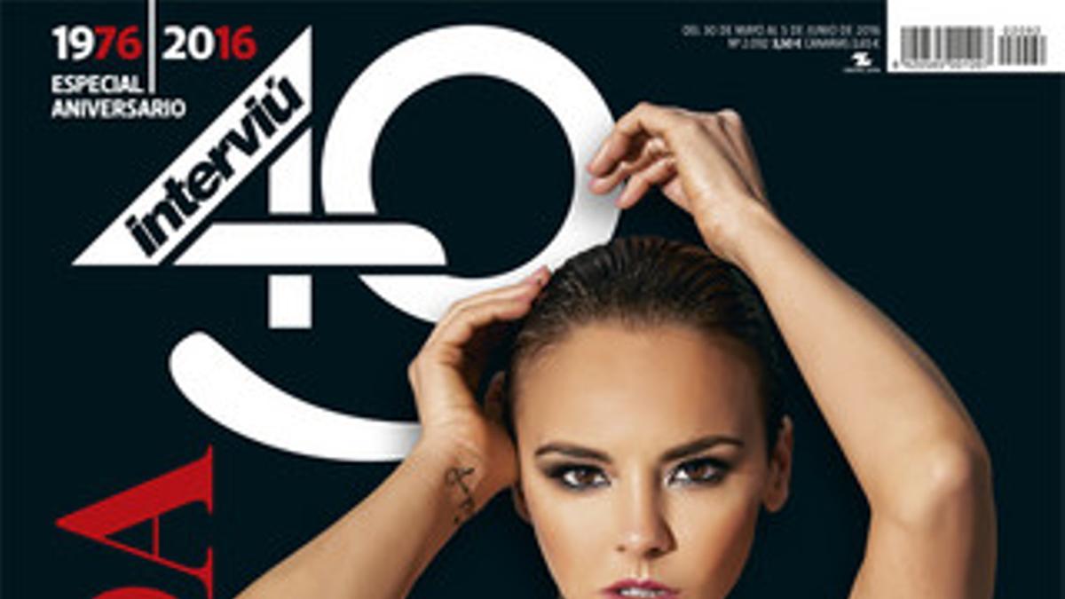 Chenoa, portada del especial interviú 40 aniversario