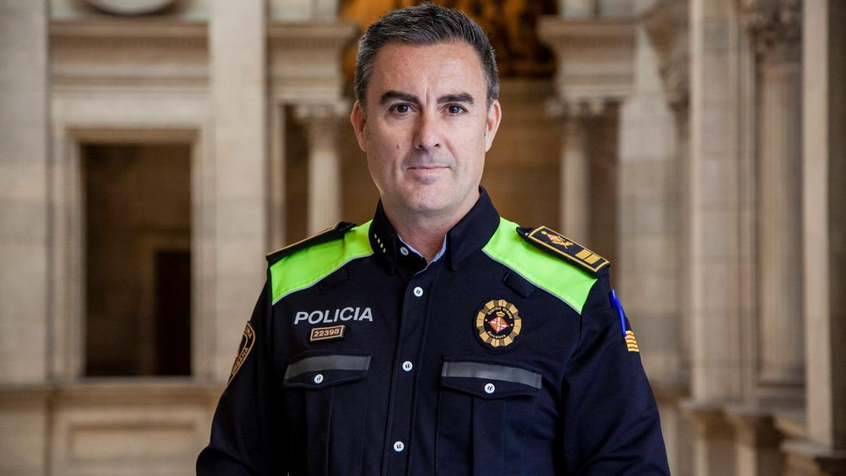 El jefe de la Guardia Urbana de Barcelona, Pedro Velázquez
