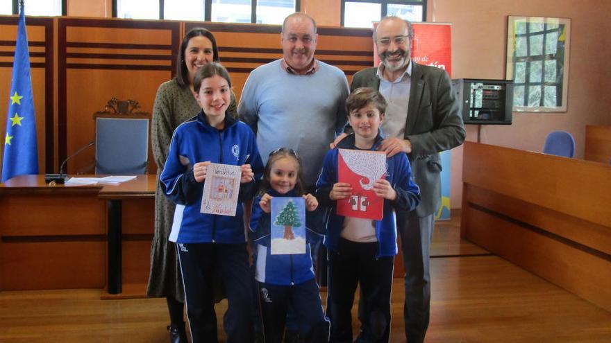 Entrega de los premios de las postales navideñas de San Martín del Rey Aurelio