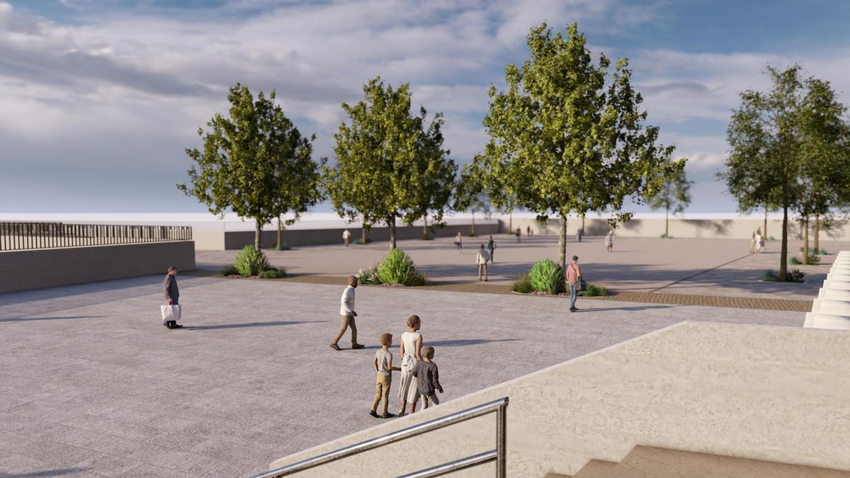 El futuro recinto ferial de más de 4.000 metros cuadrados en Cabezo de Torres.