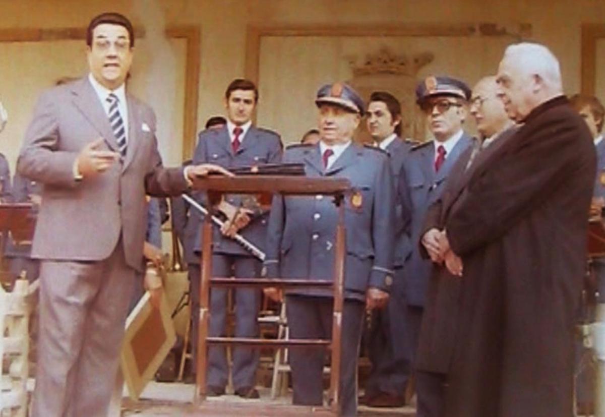 Homenaje a don José Albert Hurtado en su jubilación musical el 25 de diciembre de 1975.