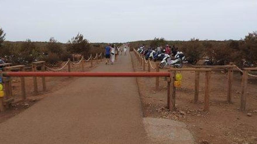 El quiosco iba a montarse en el entorno de la barrera de sa Tanca d&#039;Allà Dins.