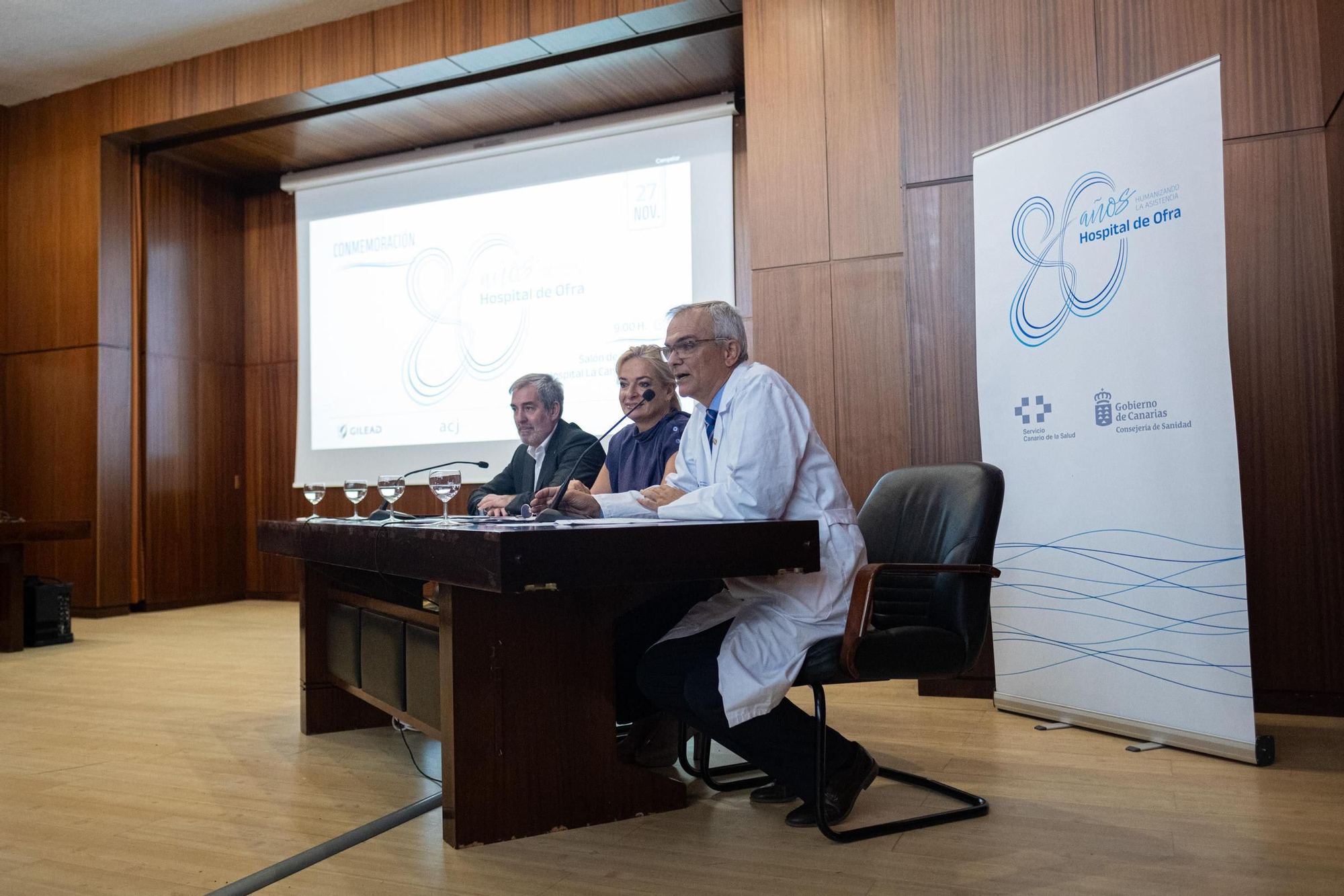 Acto por el 80 aniversario del Hospital de Ofra