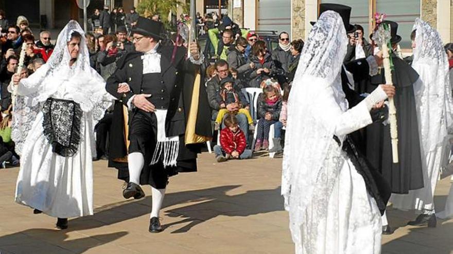 Danses tradicionals de Moià, el gener d&#039;aquest any