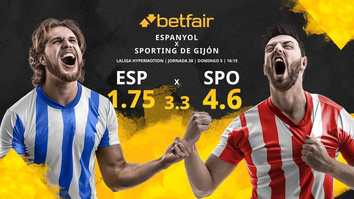 RCD Espanyol vs. Real Sporting de Gijón: horario, TV, estadísticas, clasificación y pronósticos