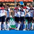 Los jugadores del Polo, durante un partido