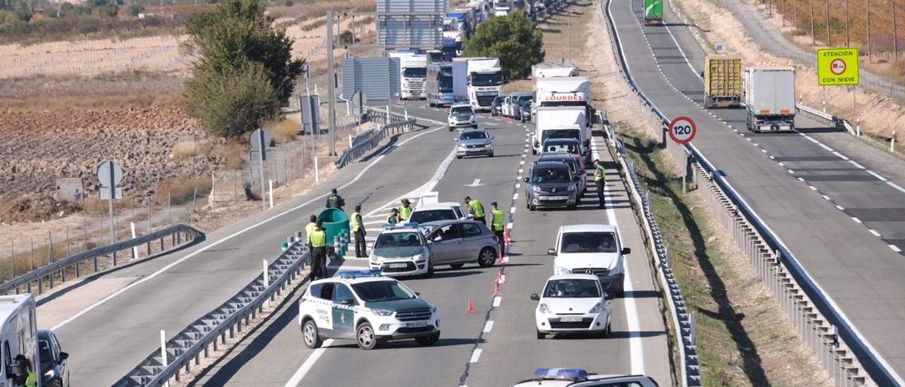 Controles en la autovía