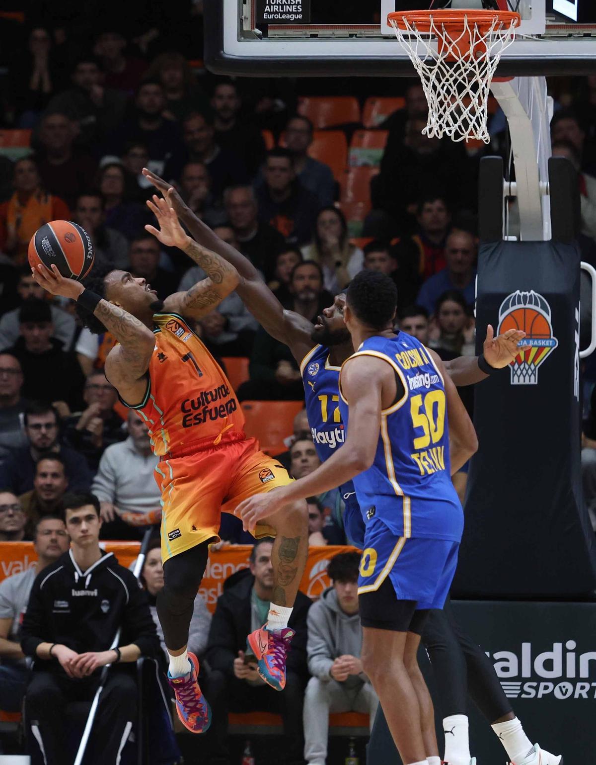 El partido Valencia Basket Club - Maccabi Tel Aviv, declarado de alto riesgo.