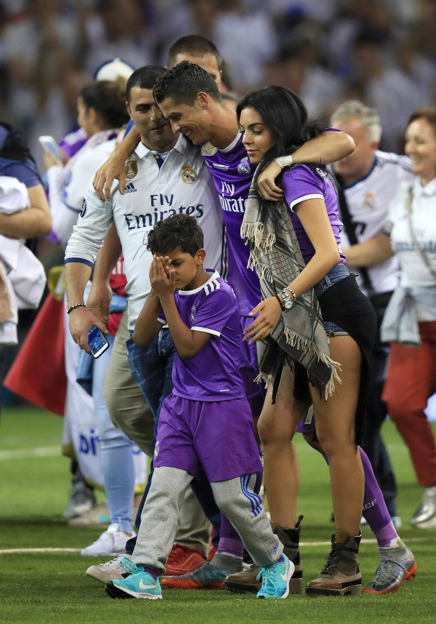 Georgina Rodriguez con Cristiano Ronaldo