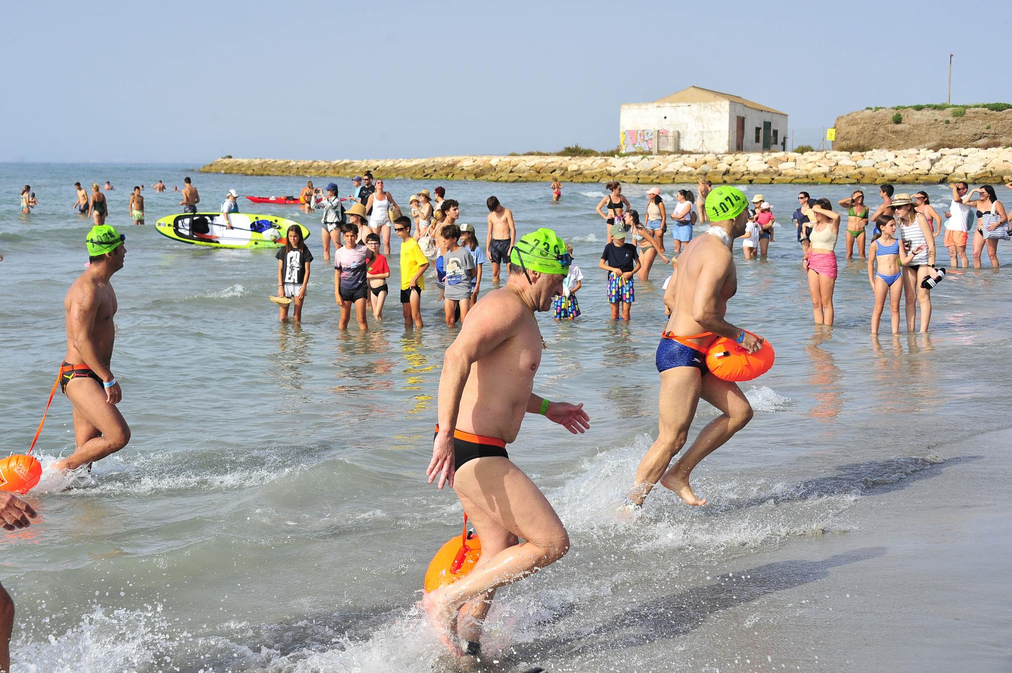 Travesía a nado Tabarca-Santa Pola.