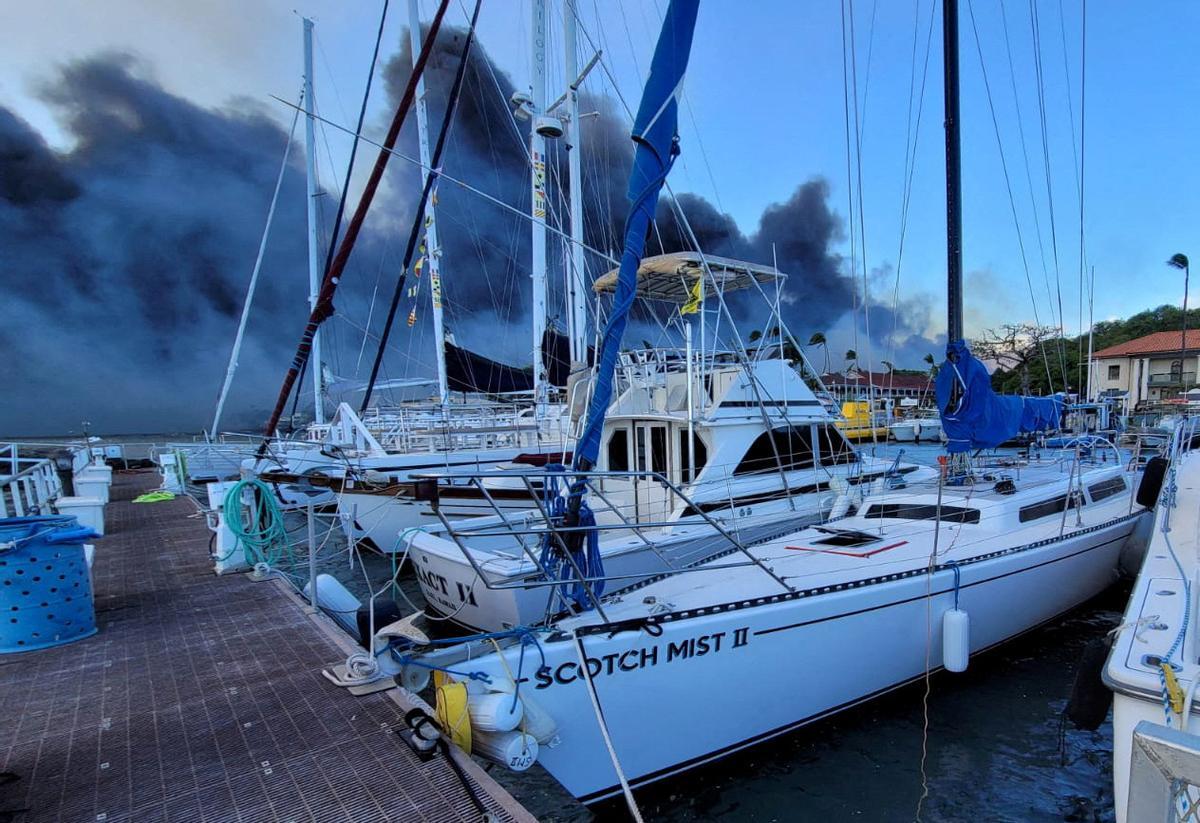 Incendios en la isla de Maui, en Hawái