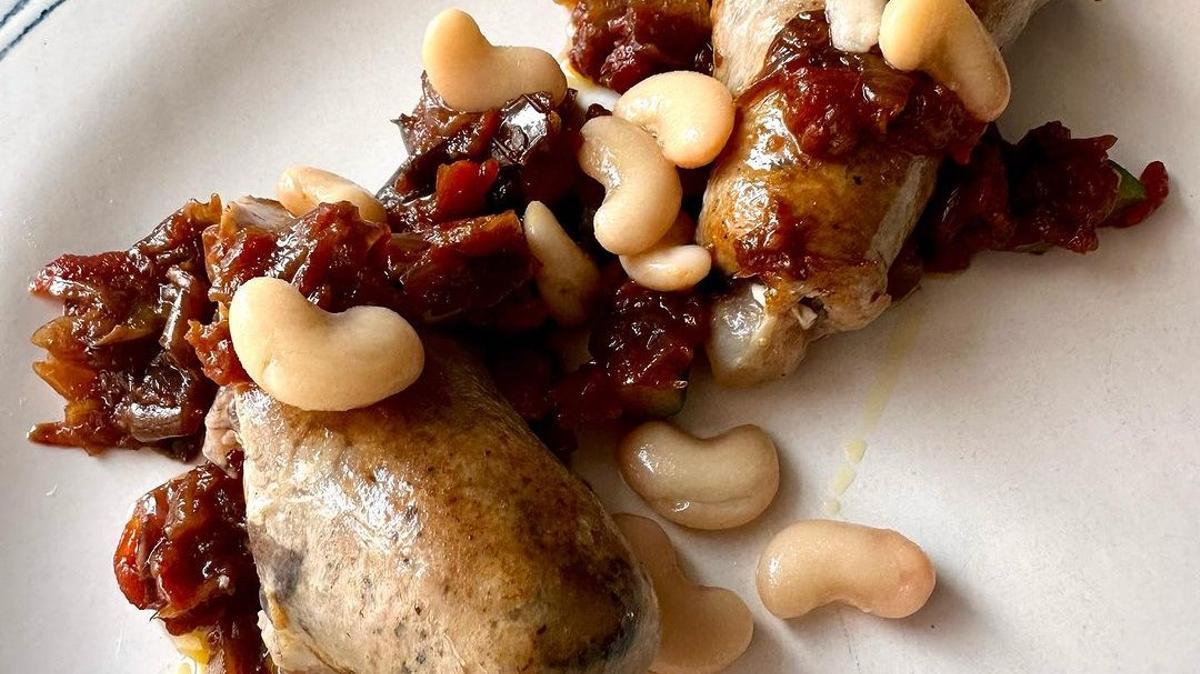 Butifarra con judías de Al Kostat.