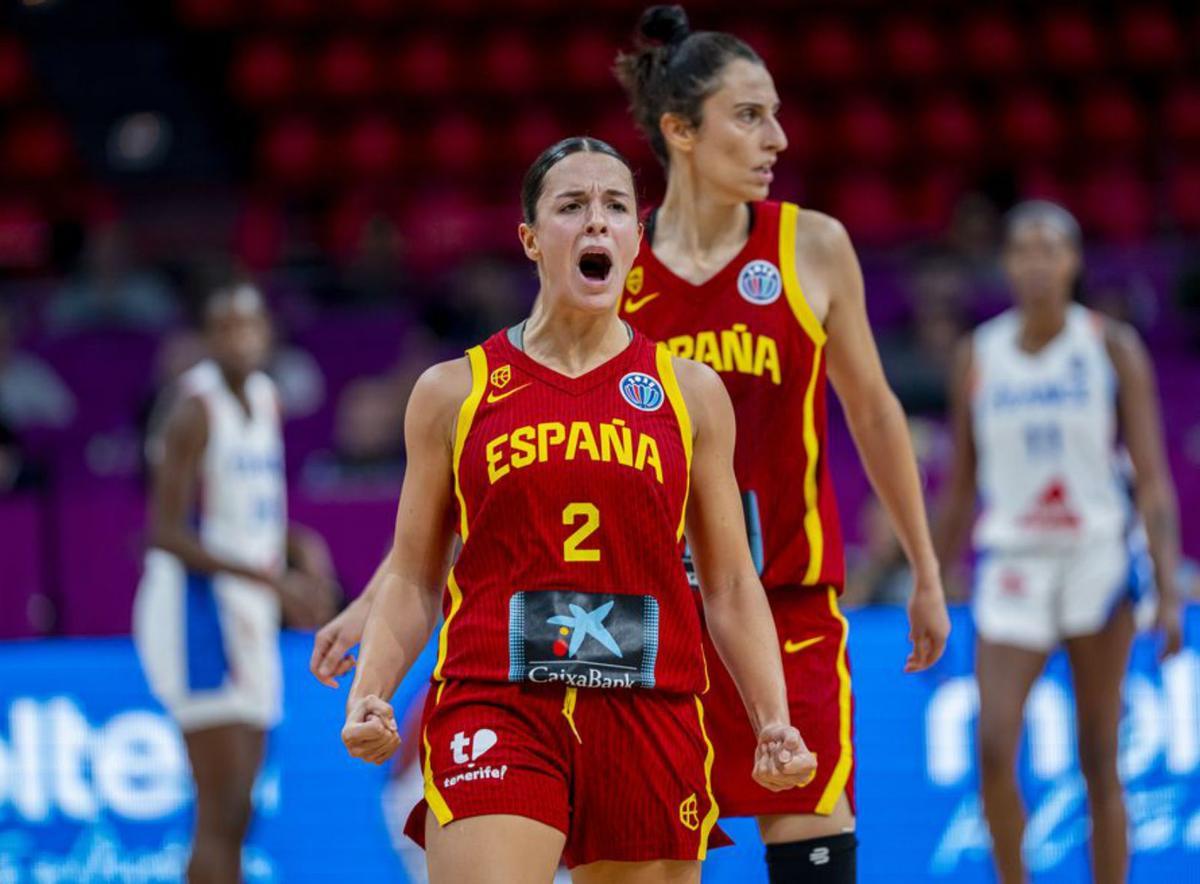 Espanya venç França amb una gran defensa i arriba a la final Espanya venç França amb una gran defensa i arriba a la final