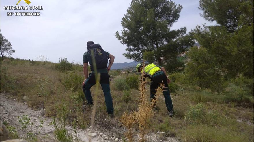 La Guardia Civil localiza el cuerpo sin vida de un senderista de 64 años desaparecido hace tres días