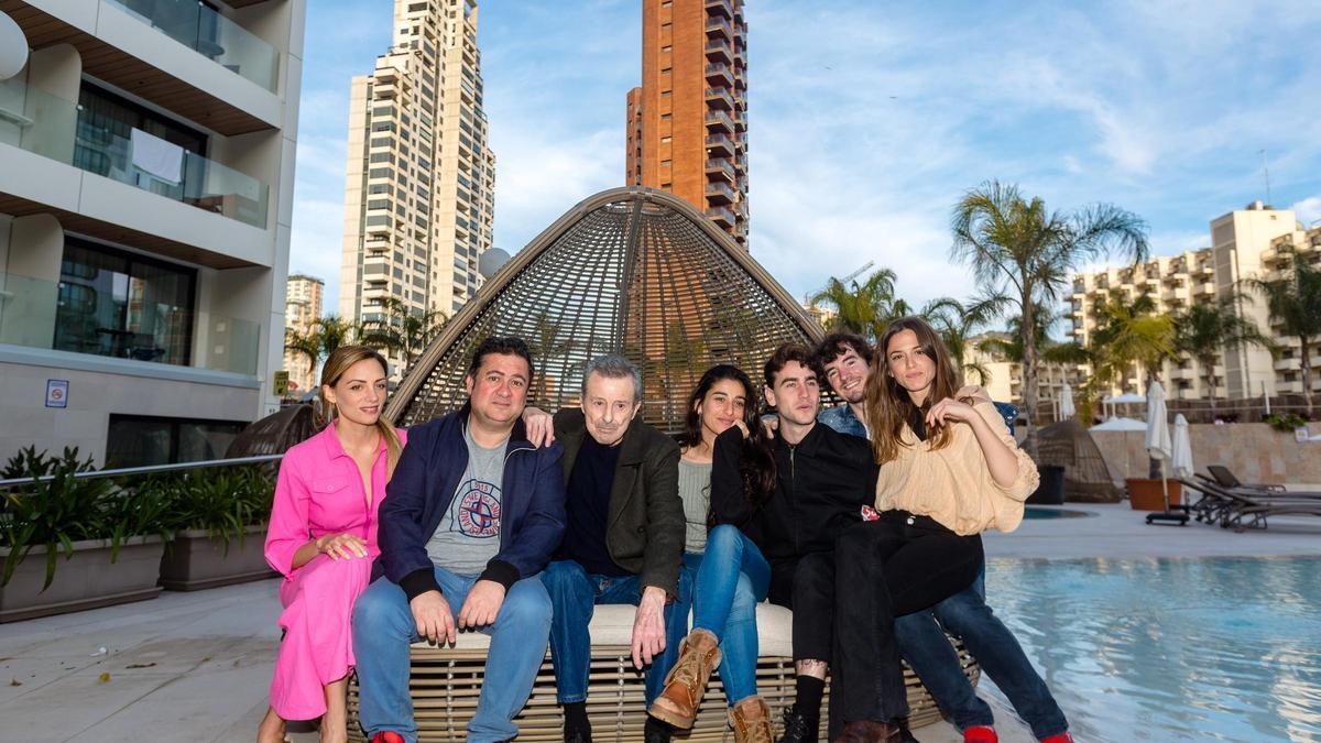 Elenco de la película de Secun de la Rosa rodada en Benidorm.