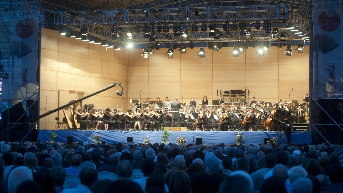 Concierto de la Orquesta Joven de la Sinfónica de Galicia en una imagen de archivo