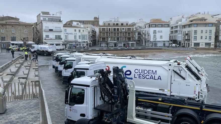 L&#039;Escala estrena nova flota del servei de recollida de residus