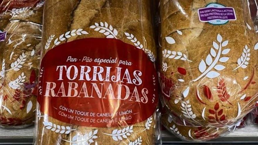 Pan para torrijas de Mercadona.