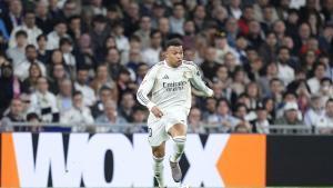 Kylian Mbappe of Real Madrid CF in action during the Spanish League, LaLiga EA Sports, football match played between Real Madrid and Atletico de Madrid at Bernabeu stadium on March 22, 2026, in Madrid, Spain. AFP7 22/03/2026 ONLY FOR USE IN SPAIN. Oscar J. Barroso / AFP7 / Europa Press;2026;SOCCER;SPAIN;SPORT;ZSOCCER;ZSPORT;Real Madrid v Atletico de Madrid - LaLiga EA Sports