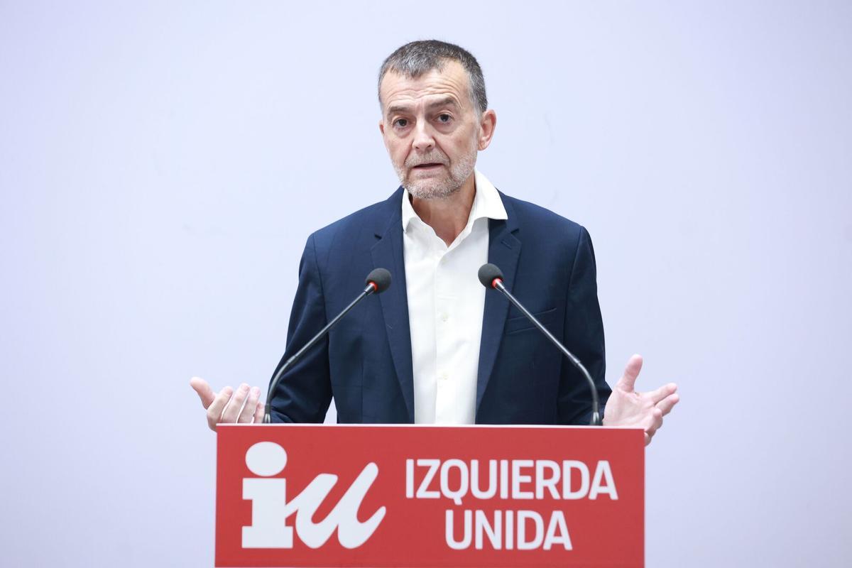 El coordinador federal de Izquierda Unida, Antonio Maíllo, en una foto de archivo.