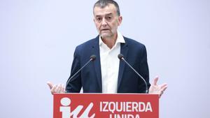 El coordinador federal de Izquierda Unida, Antonio Maíllo, en una foto de archivo.