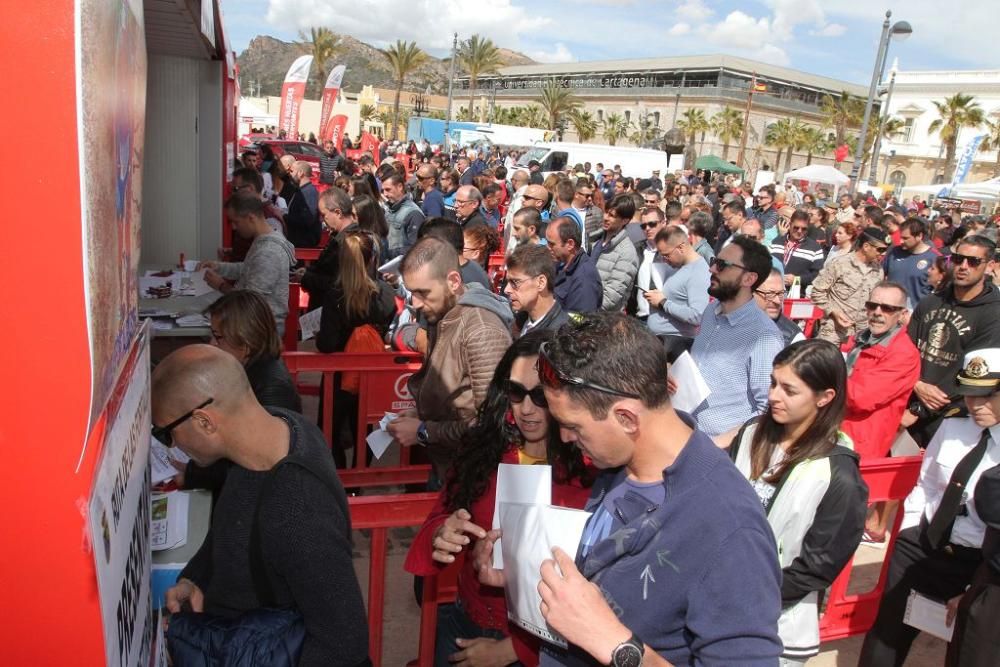 Entrega de dorsales para la Ruta de las Fortalezas de Cartagena